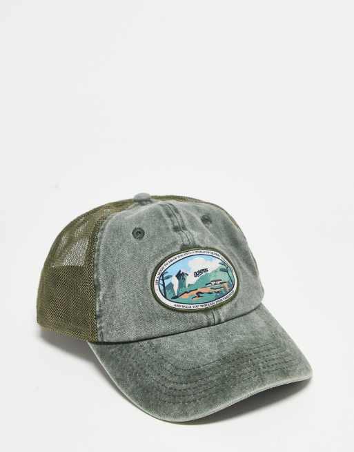 Scalpers - Casquette camionneur à imprimé montagne - Kaki