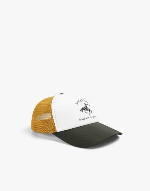 Scalpers - Casquette camionneur imprimé rodéo - Kaki