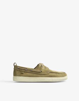 Scalpers - Chaussures bateau - Kaki-Vert