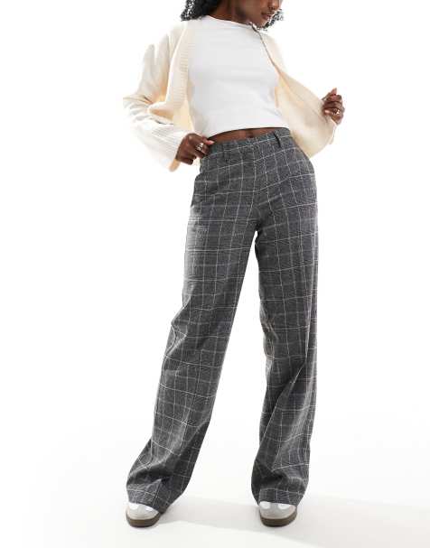 Scalpers Check Pant In Black Check  