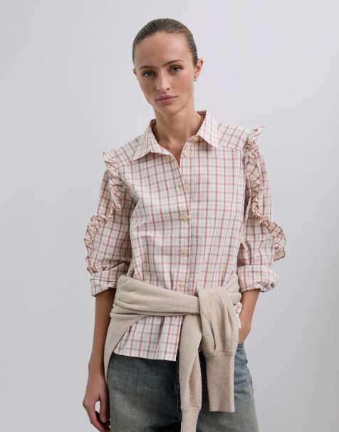 Scalpers - Chemise à carreaux - Rose - view 1