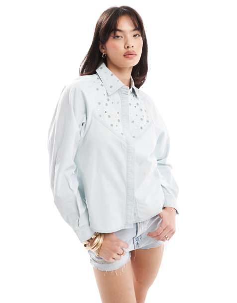 Scalpers - Chemise en jean - Indigo - view 1