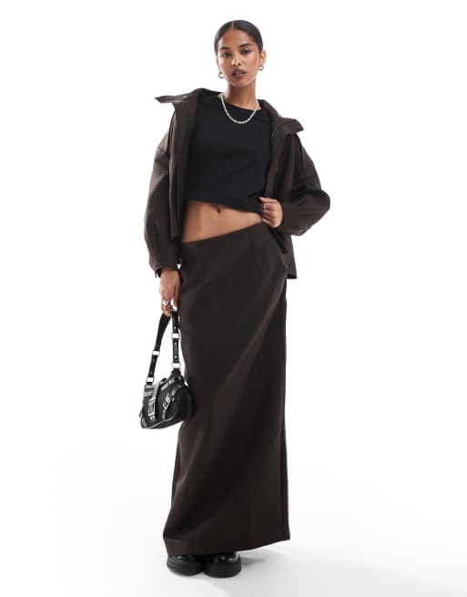 Scalpers Choussy skirt in brown check  