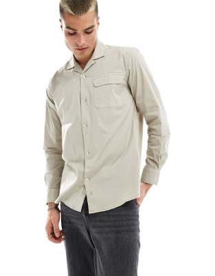 Class Resort - Chemise - Kaki clair - Scalpers - Modalova