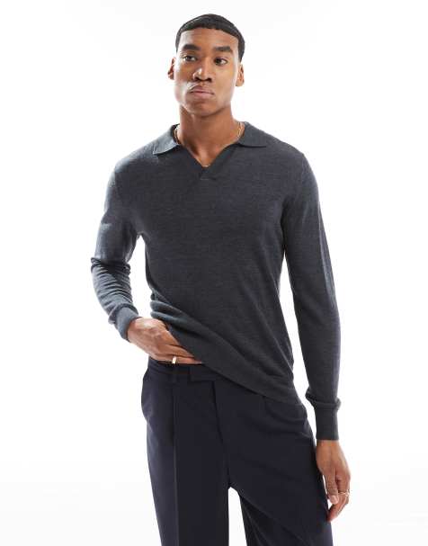 Scalpers Classic Moller Polo In Dark Gray - view 1