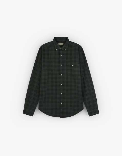 Scalpers - Colville Bd - Camicia color kaki scuro - view 1