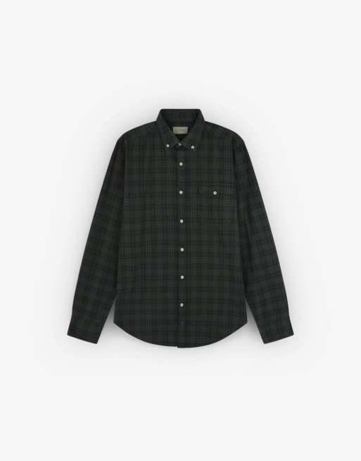Scalpers - Colville Bd - Camicia color kaki scuro