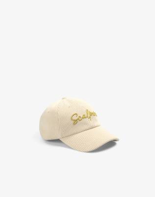 Scalpers Corduroy Cap In White