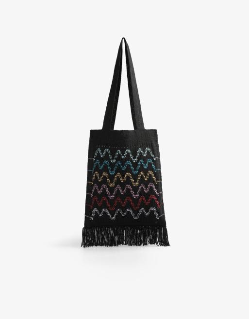 Scalpers crochet bag in black