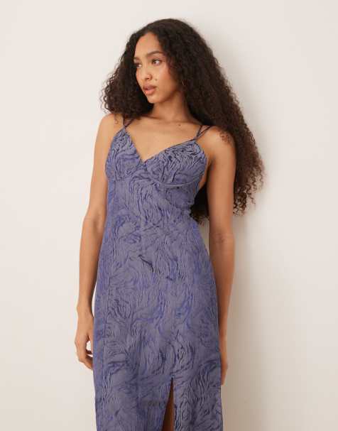 Scalpers Cross jac dress in blue