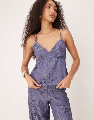cross jac top in blue