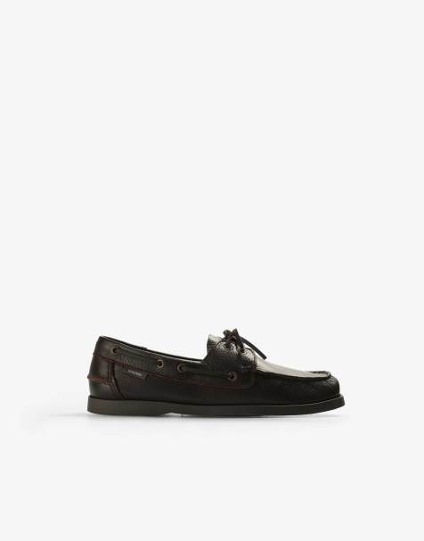 Scalpers - Curiel - Scarpe da barca color marrone scuro - view 1