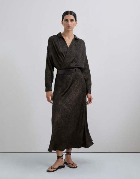 Scalpers - Dark Marble Foil - Rok in zwart - view 1