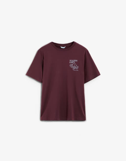 Scalpers - Dice - T-shirt in bordeauxrood