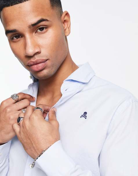 Scalpers Elisee shirt in sky blue - view 1