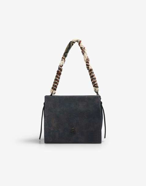 Scalpers Fab cord mini bag in navy - view 1