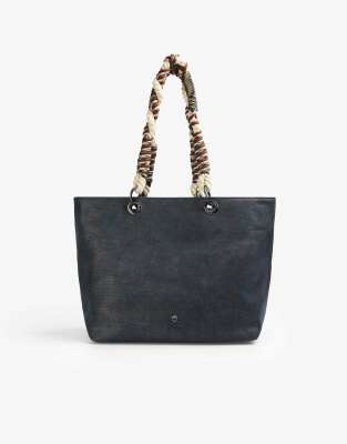 Scalpers - Fab - Freizeittasche aus Cord in Navy-Marineblau