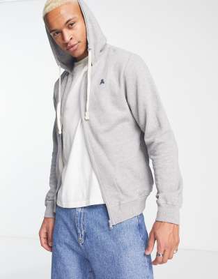 Fade hoodie in gray melange