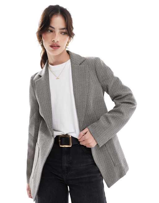 Scalpers - Fantasy - Gebreide blazer in blauw