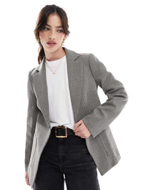 Scalpers Fantasy Knitty blazer in blue - view 1