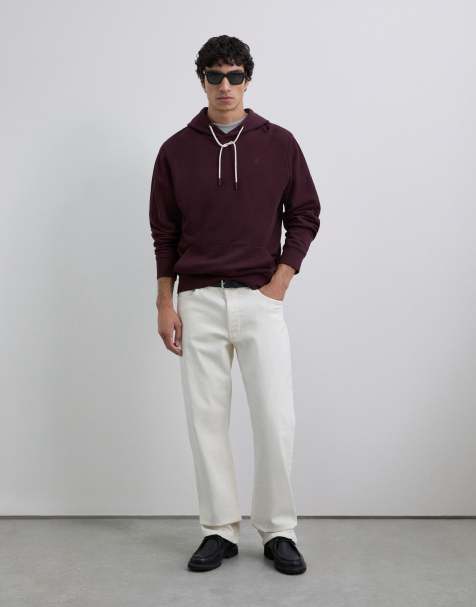 Scalpers - Felpa color bordeaux con cappuccio regolabile - view 1