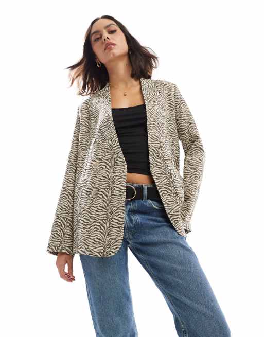 Scalpers - Fem Fantasy - Blazer con stampa leopardata