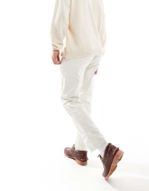 Scalpers Firenze relaxed pants in cream, 3 of 5