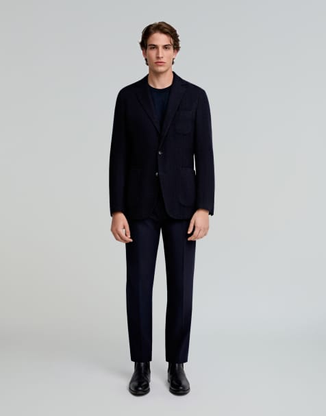 Scalpers Firenze warm pants in navy - view 1