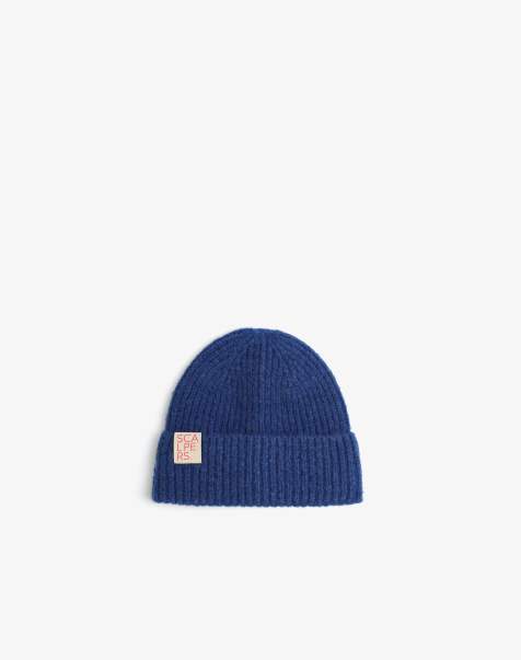 Scalpers - Fluor - Bonnet en maille - Bleu - view 1