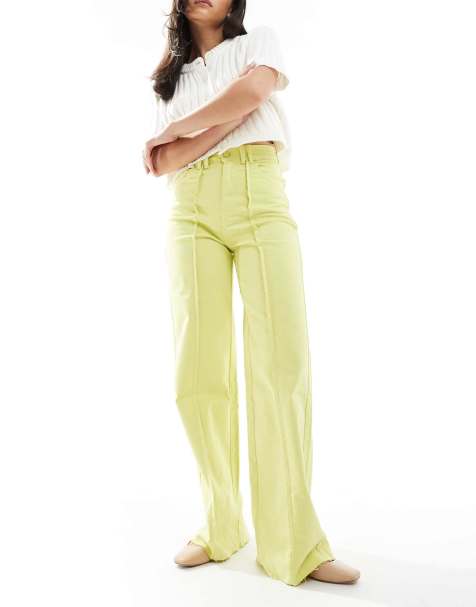 Scalpers – Front Color – Jeans in Limettengrün - view 1