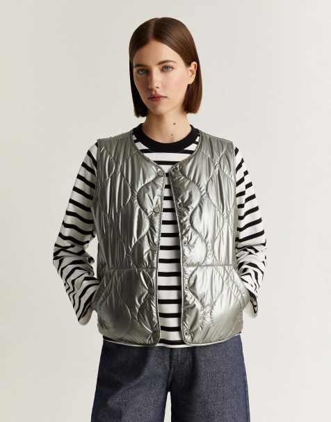 Scalpers - Gilet leggero verde metallizzato - view 1