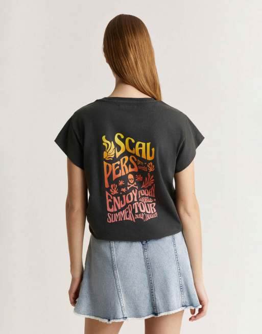 Scalpers - Groovy - T-shirt in donkergrijs