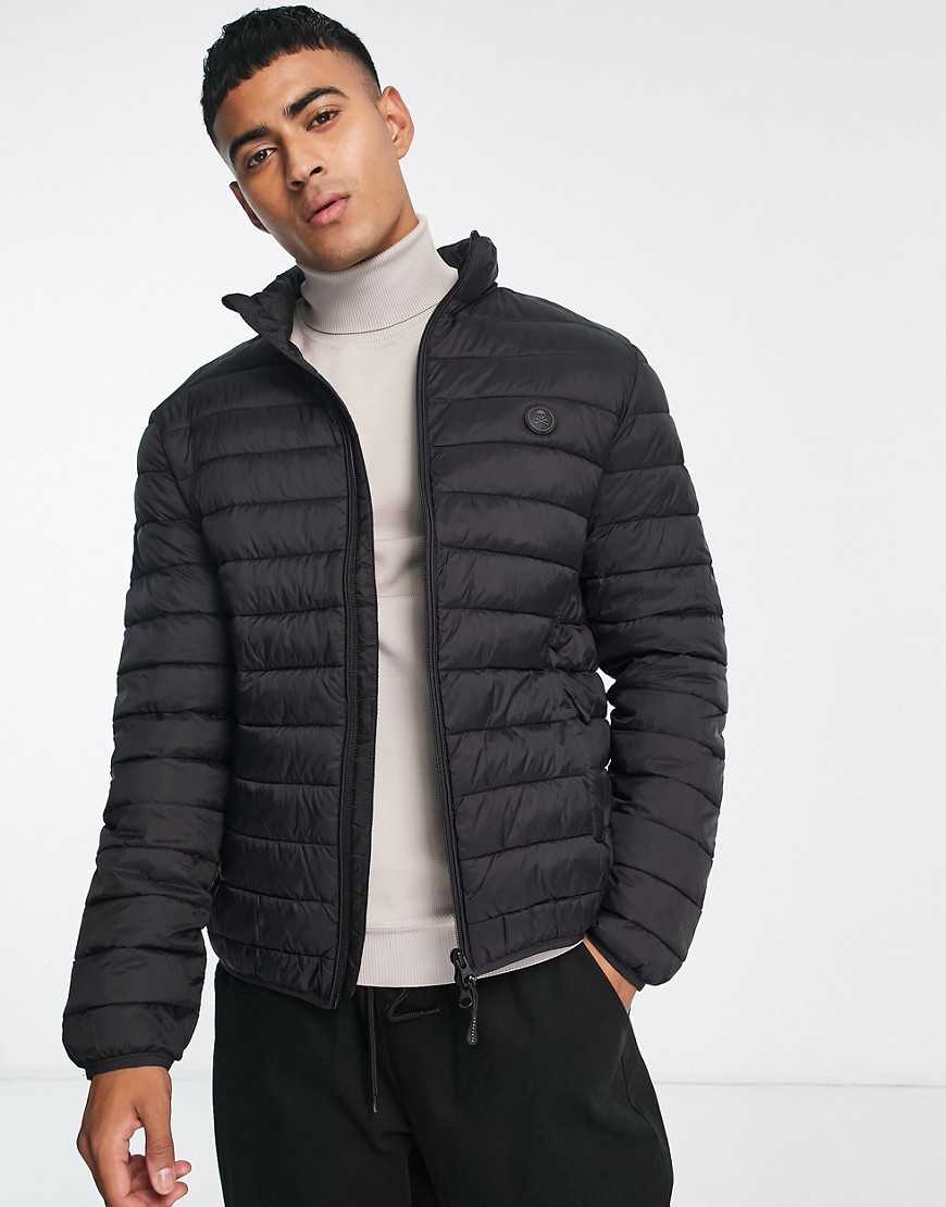 Scalpers Gstaad quilted jacket in black