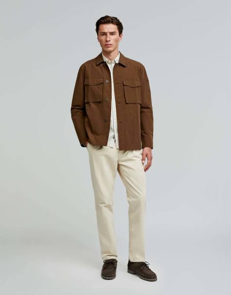 Scalpers – Gull – Hemdjacke in Braun - view 1