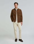 [Scalpers] Scalpers Gull overshirt in brown XL BROWN