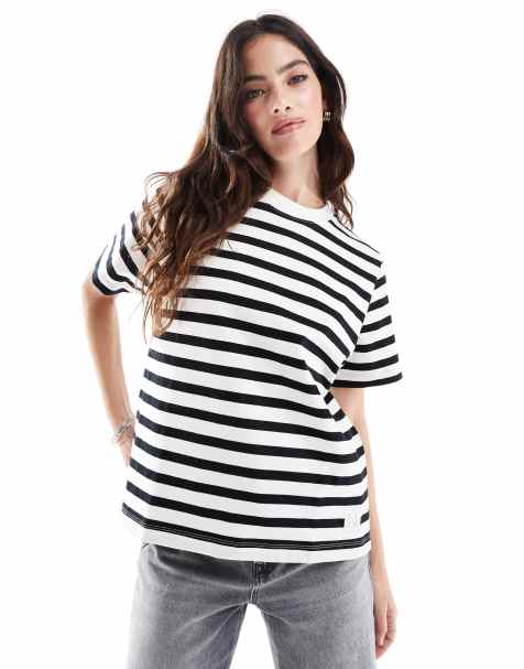 Scalpers Heavy Solid Tee In Black Stripes - view 1