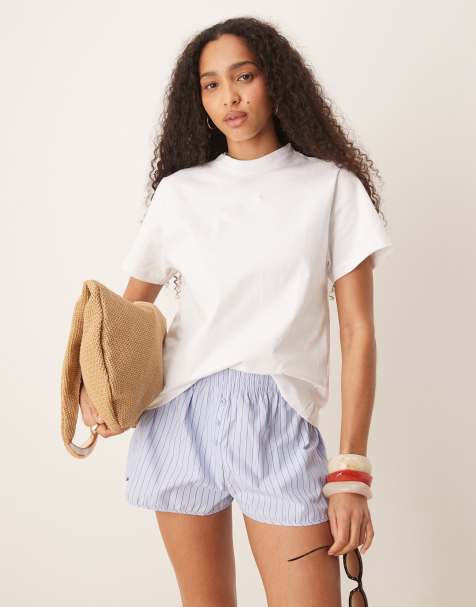Scalpers Heavy solid tee in white - view 1