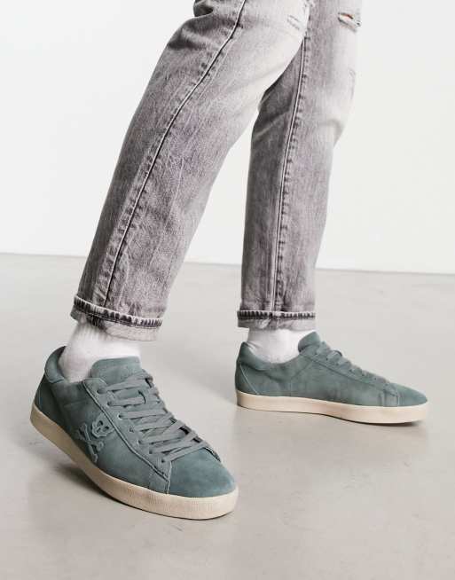Scalpers - Henry - Baskets en daim - Gris