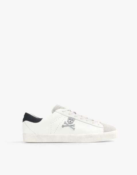 Scalpers – Henry – Sneaker in Marineblau aus Nappaleder - view 1