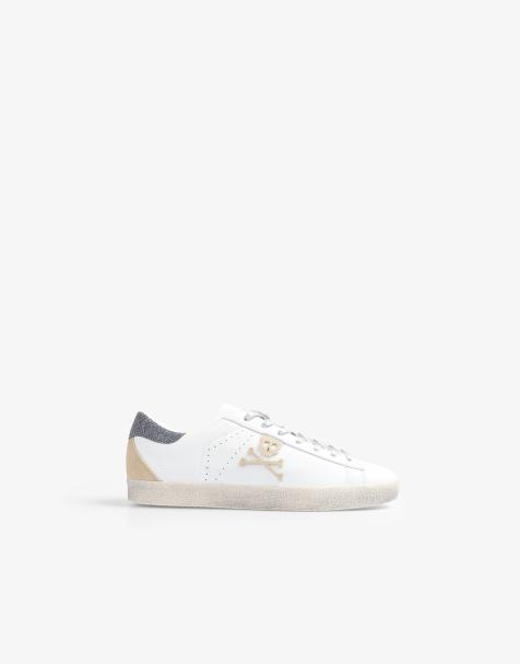 Scalpers henry sneakers in beige - view 1