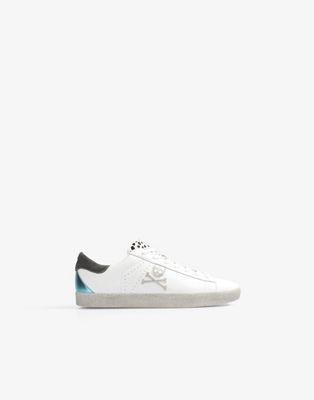 Scalpers henry sneakers in off white