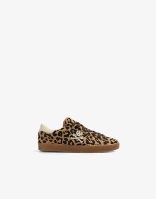 Scalpers Henry Sneakers Woman In Animal Print-Multi