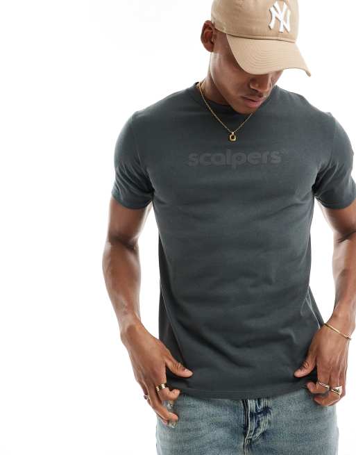 Scalpers - High - T-shirt in donkergroen