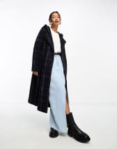 All saints hotsell indra check coat