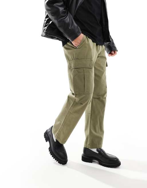 Scalpers icon gannet cargo pants in khaki