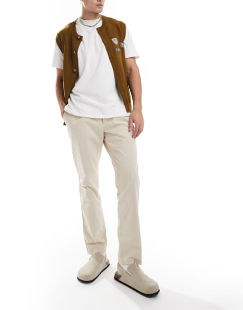 Scalpers icon saana relaxed pants in cream - view 1