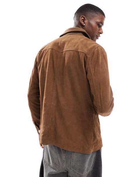 Scalpers - Icon Skaf - Veste en daim - Marron - view 1
