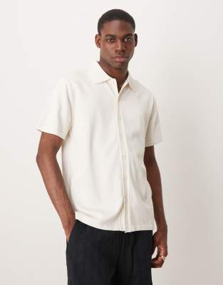 Scalpers Icon Turner Polo Tricot In Neutral