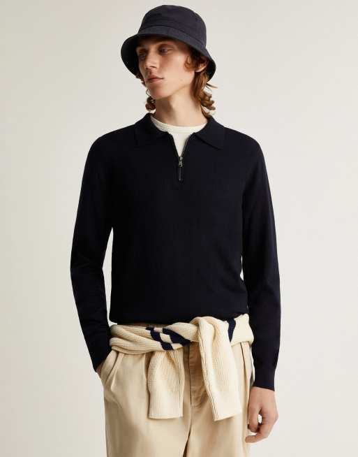Scalpers icon zip jumper in navy
