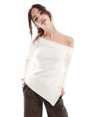 Scalpers - Interlock - T-Shirt-Set in Ecru-Weiß